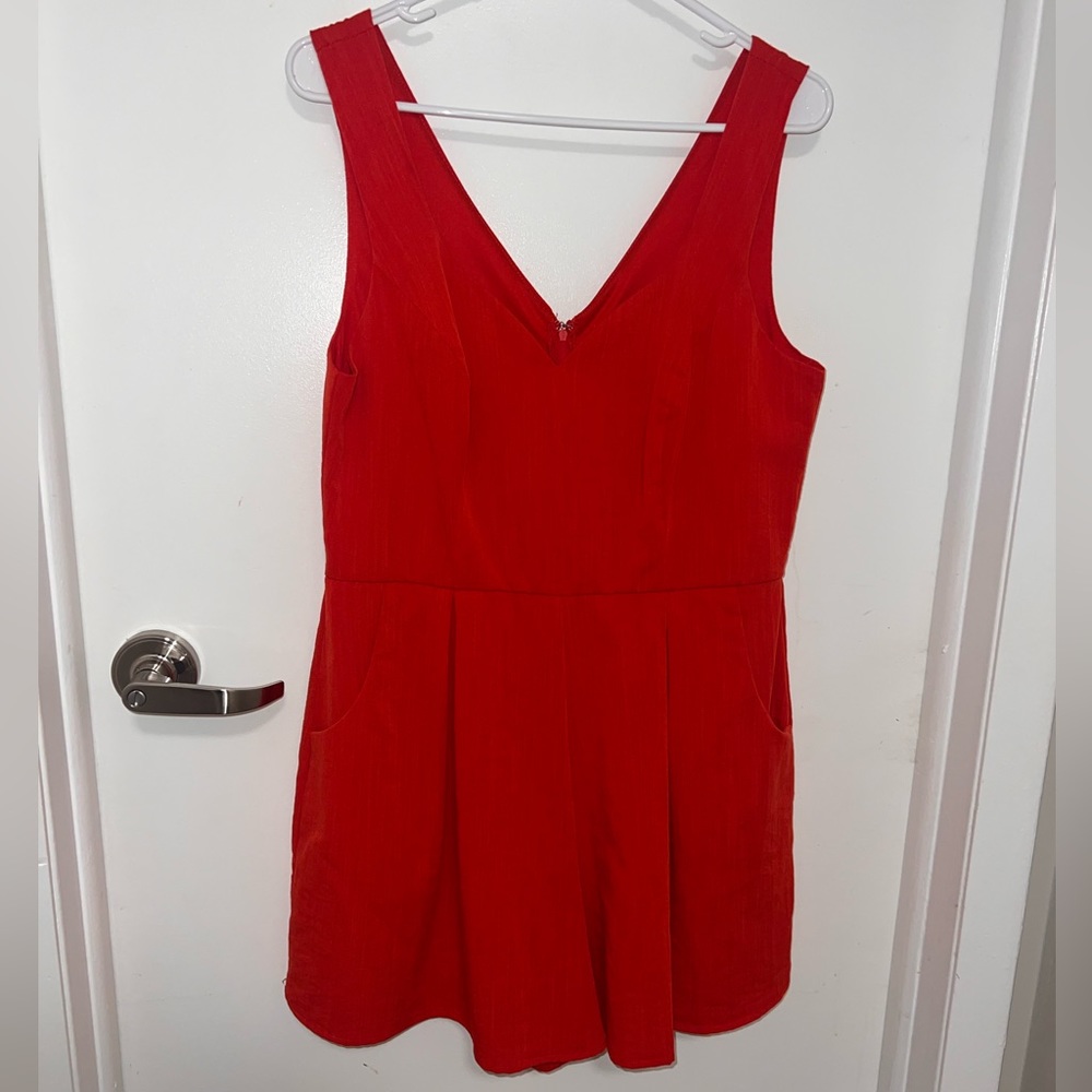 Francesca’s Trixxi red romper. Size XL.